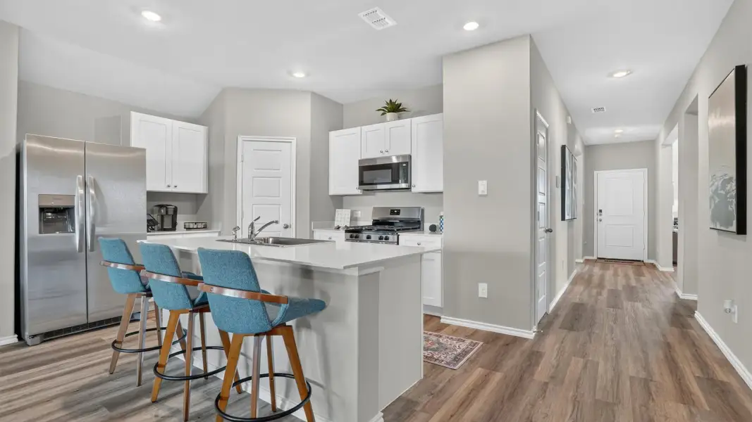 Furnished interior view inside a new home in Rosewood at Beltmill, Fort Worth (Image 6).