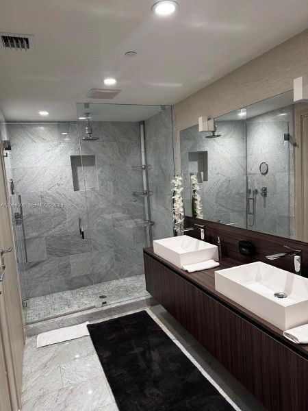 Furnished interior view inside a new home in , Miami (Image 8). Furnished interior view inside a new home in , Miami (Image 8).
