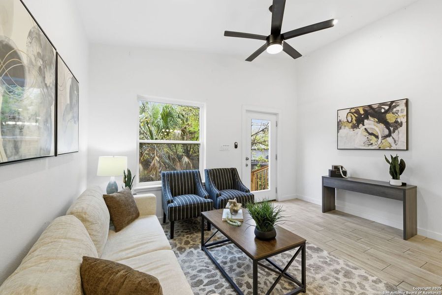 Furnished interior view inside a new home in , San Antonio (Image 7).