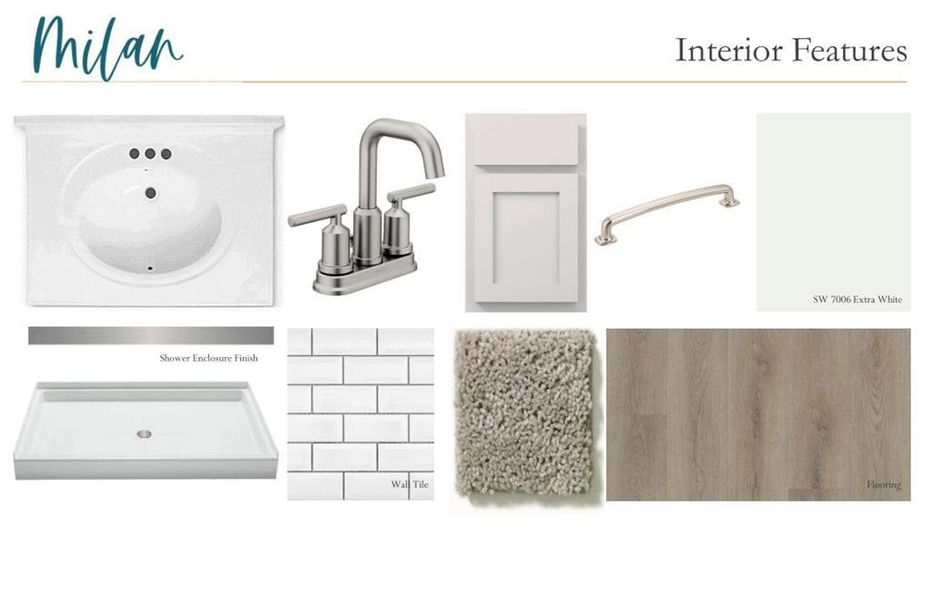 Sample of building materials used in homes in The Estates at Casteel, Bethlehem (Image 6).