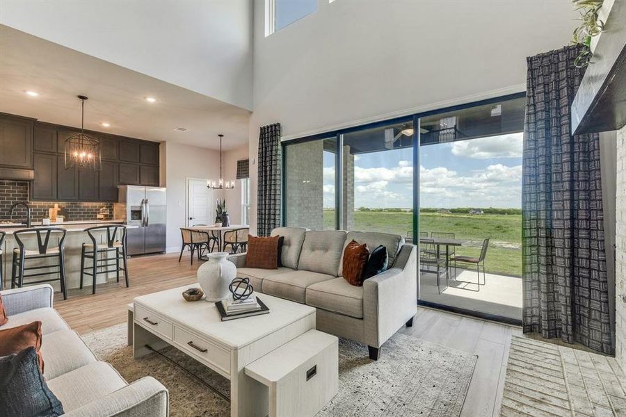 Furnished interior view inside a new home in Berkshire Estates, Mesquite (Image 6).