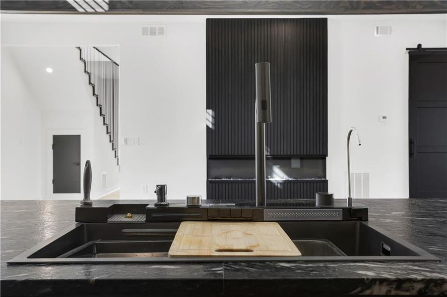 Furnished interior view inside a new home in , Atlanta (Image 13). Furnished interior view inside a new home in , Atlanta (Image 13).