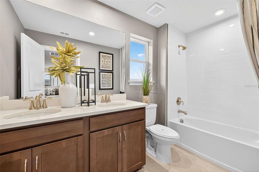 Furnished interior view inside a new home in Crosswind Ranch, Parrish (Image 25).