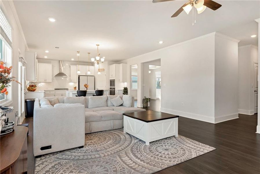 Furnished interior view inside a new home in , Cumming (Image 18).