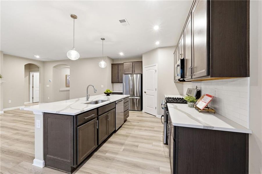 Furnished interior view inside a new home in Poplar Place, Dallas (Image 7).