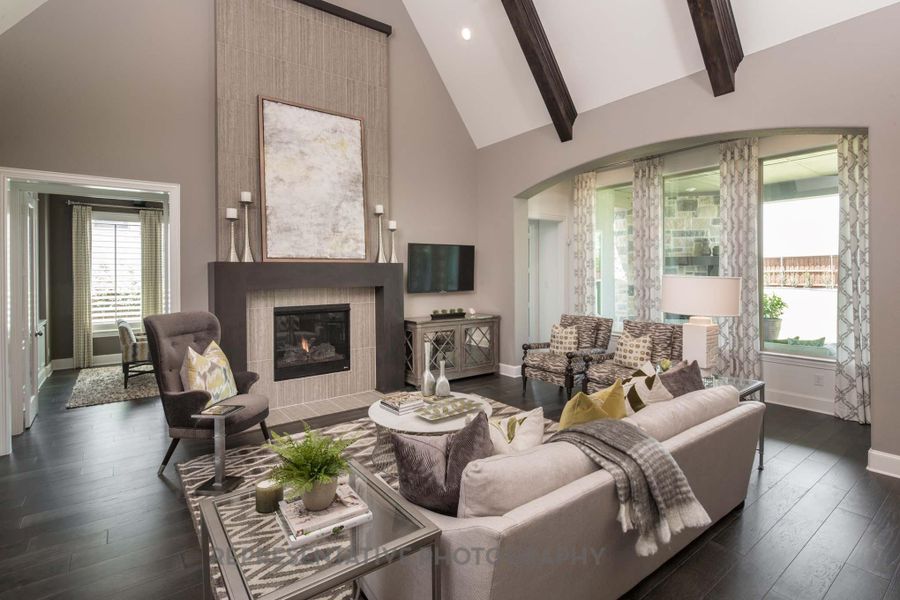 Furnished interior view inside a new home in Briarley, Montgomery (Image 4).