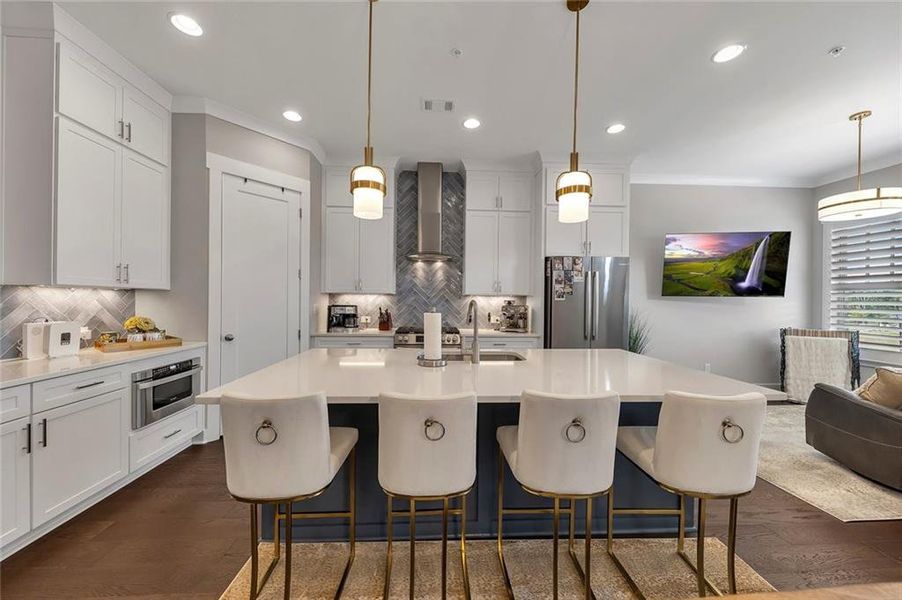 Furnished interior view inside a new home in , Woodstock (Image 11).
