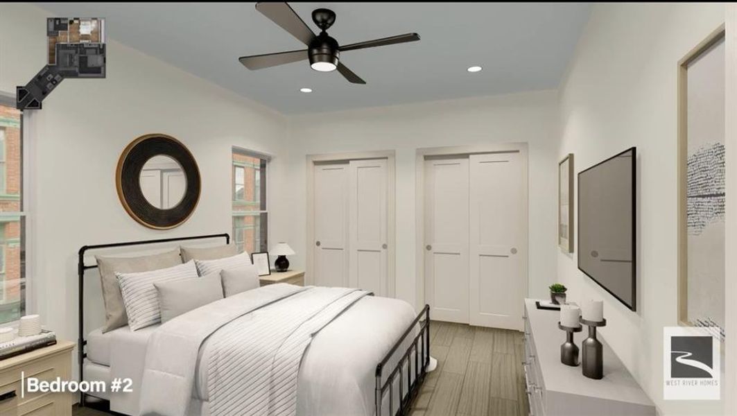 Furnished interior view inside a new home in Azalea Park, Fort Worth (Image 10).