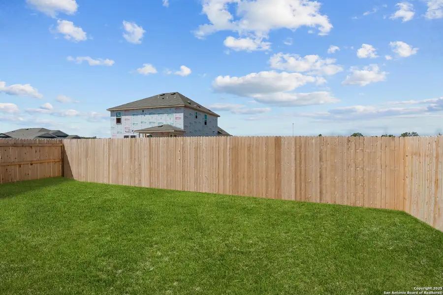 Exterior details and patio area of a home in Meadows at Clear Springs, New Braunfels (Image 10). Exterior details and patio area of a home in Meadows at Clear Springs, New Braunfels (Image 10).