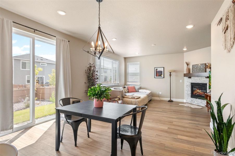 Furnished interior view inside a new home in Sunstone Village at Terrain, Castle Rock (Image 17).