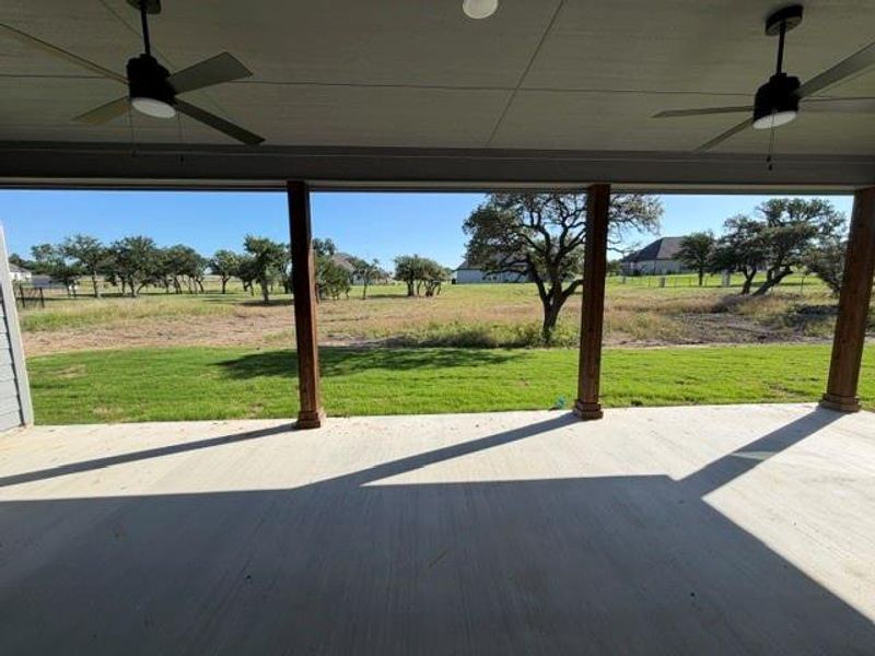 Exterior details and patio area of a home in , Azle (Image 3).