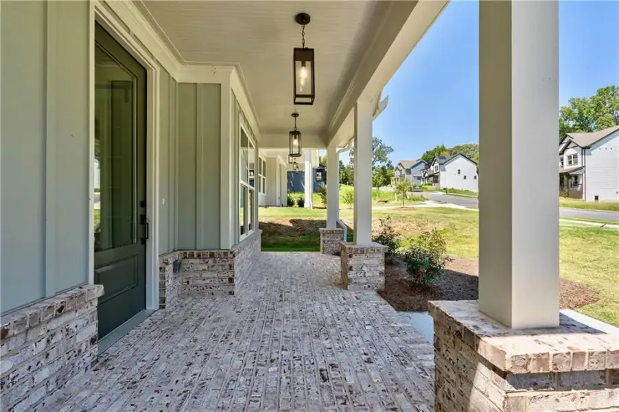 Exterior details and patio area of a home in , Atlanta (Image 3).