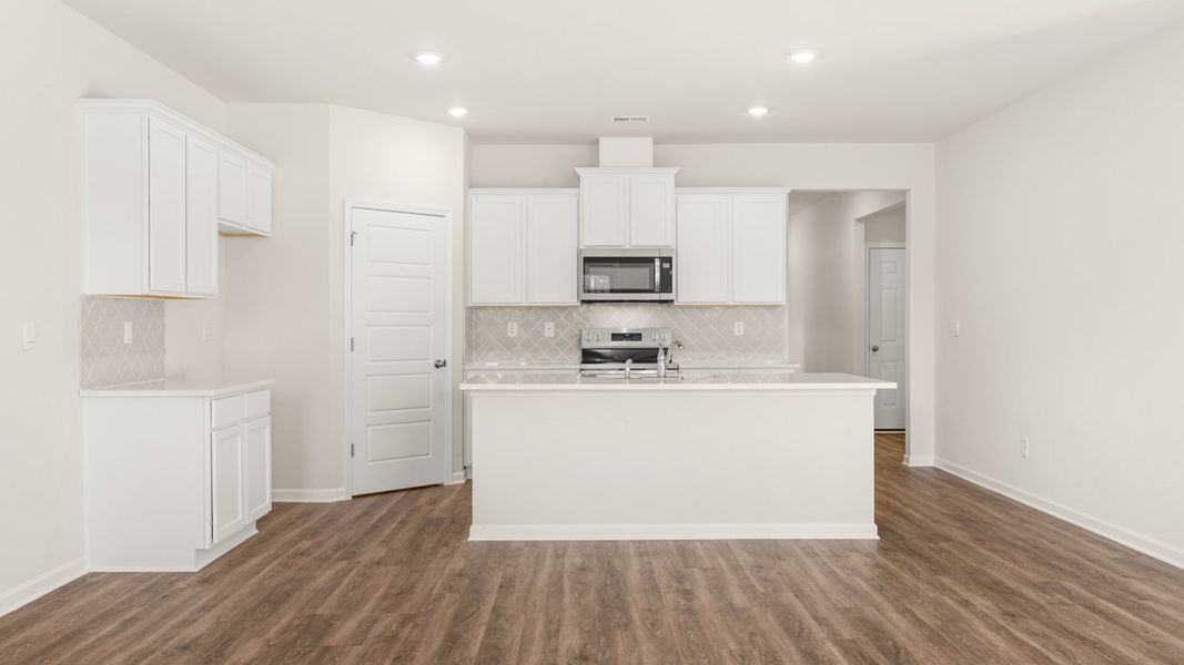 Furnished interior view inside a new home in The Preserve at Agricultural Village, Perry (Image 5).