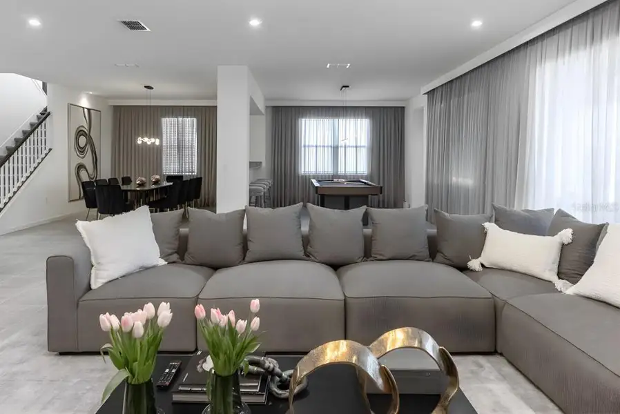Furnished interior view inside a new home in , Davenport (Image 29).