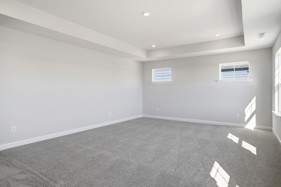Spacious, unfurnished interior of a new home in Sweetbrier, Durham (Image 36).