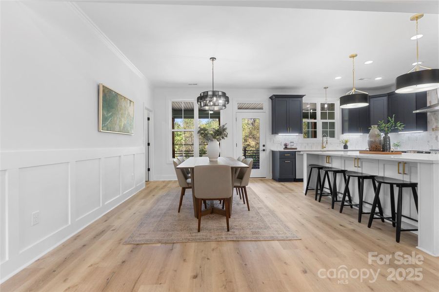 Furnished interior view inside a new home in , Kannapolis (Image 5).