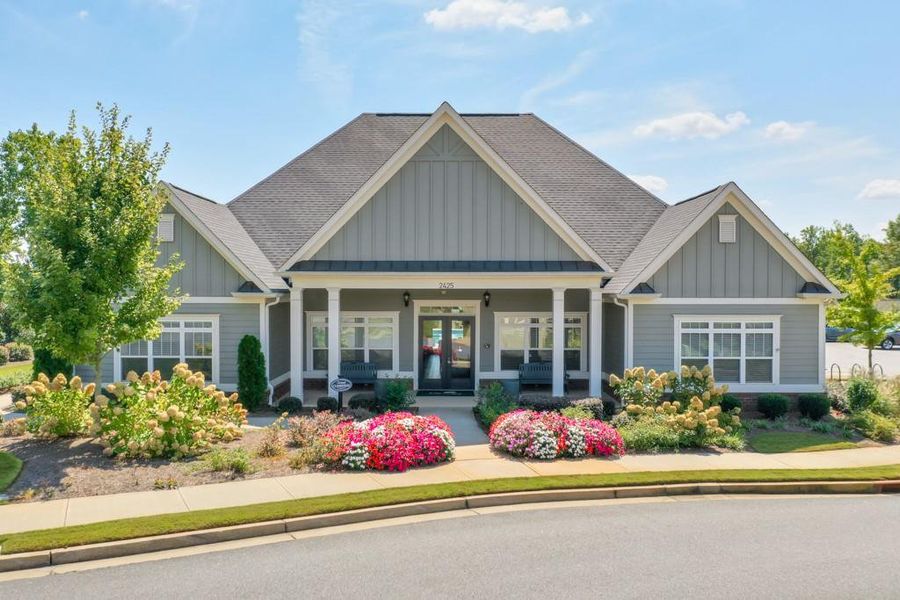 Front exterior of a new home in , Cumming, GA, highlighting curb appeal (Image 26).