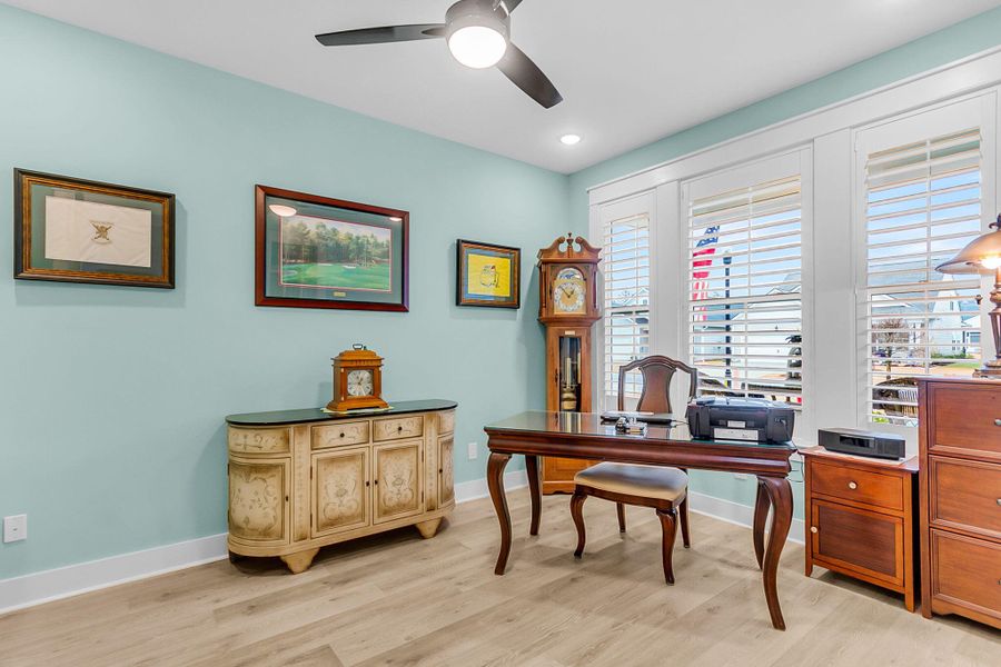 Furnished interior view inside a new home in K. Hovnanian's® Four Seasons at Lakes of Cane Bay, Summerville (Image 18).