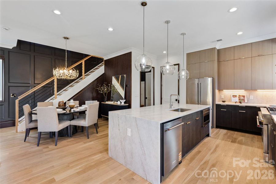 Furnished interior view inside a new home in , Charlotte (Image 12). Furnished interior view inside a new home in , Charlotte (Image 12).