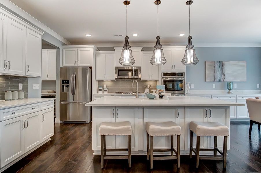 Furnished interior view inside a new home in The Enclave at French Quarter Creek, Huger (Image 19).