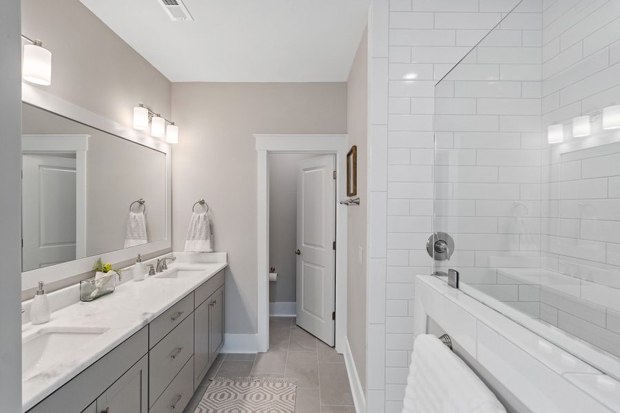 Furnished interior view inside a new home in Osprey Landing, Southport (Image 29).