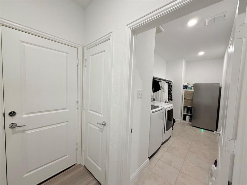 Washer, dryer and freezer