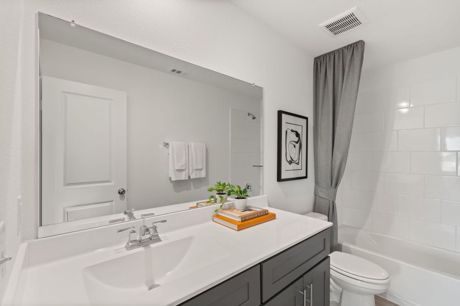 Furnished interior view inside a new home in Patterson Ranch, Georgetown (Image 6).