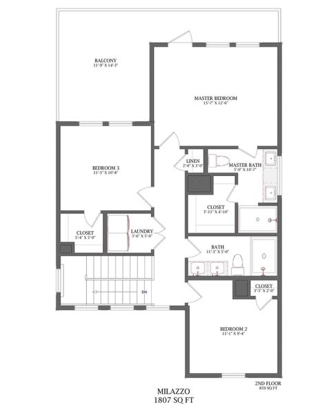 2D floor plan layout of this home in , Galveston, TX (Image 4).