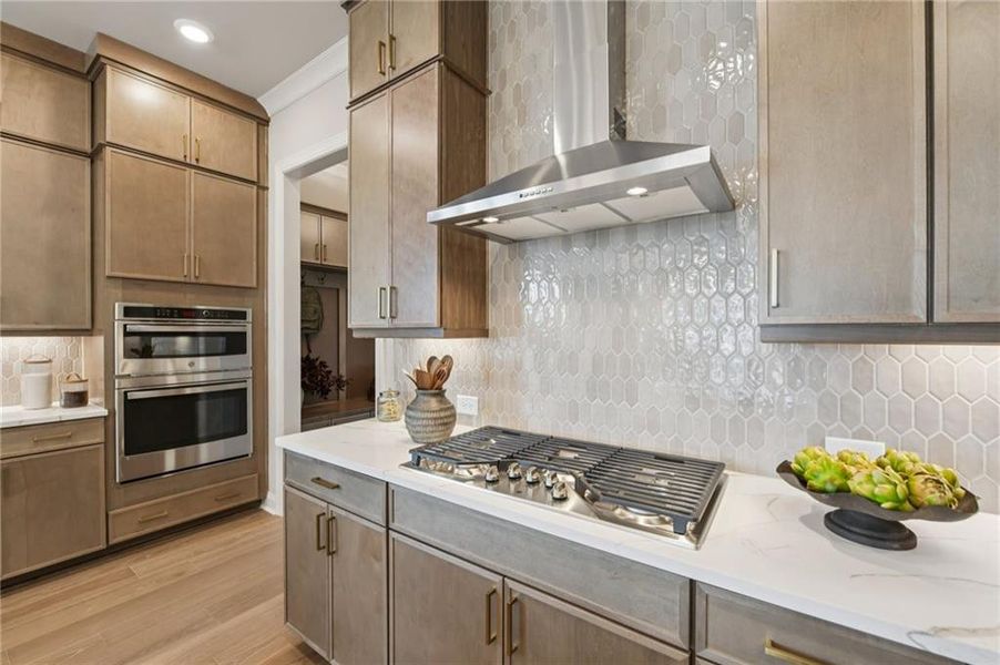Furnished interior view inside a new home in Palisades Single Family, Cumming (Image 37).