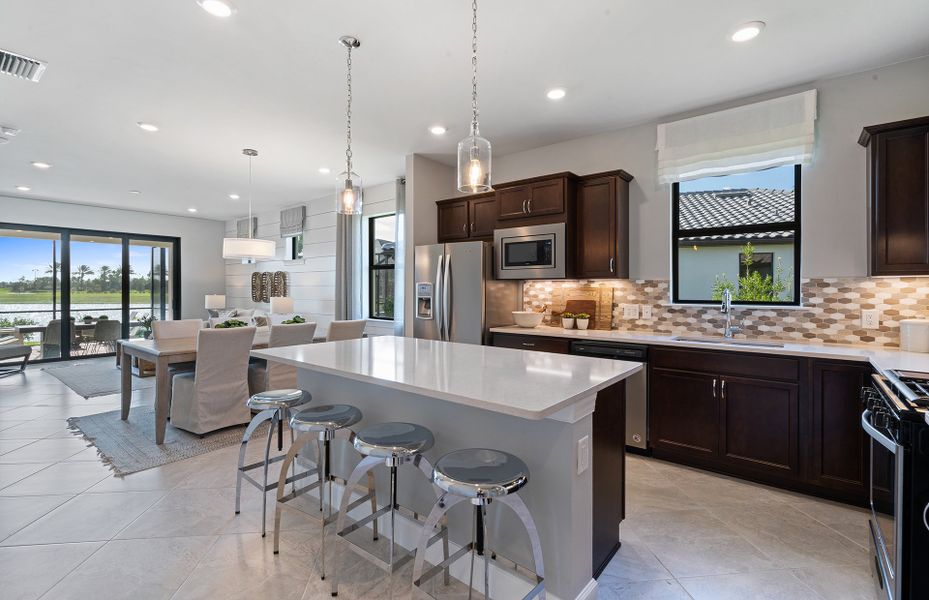 Furnished interior view inside a new home in Talon Preserve on Palmer Ranch, Nokomis (Image 5).