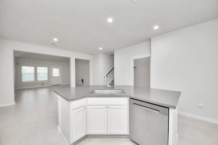 Furnished interior view inside a new home in Willow Trace, Spring (Image 10).