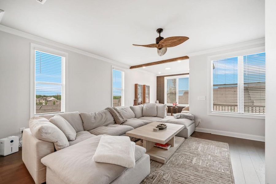 Furnished interior view inside a new home in Millcroft Townhomes, Buford (Image 5).