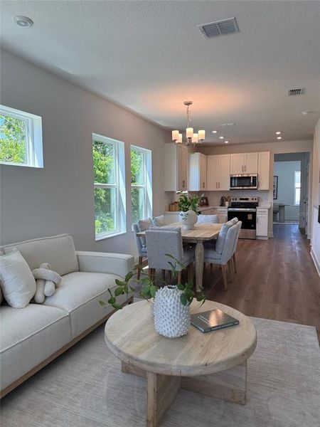 Furnished interior view inside a new home in , Tampa (Image 8).