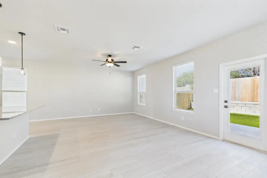 Representative unfurnished interior of a home built from the The Charlotte A by Davidson Homes LLC in Cedar Heights, San Antonio (Image 12). Representative unfurnished interior of a home built from the The Charlotte A by Davidson Homes LLC in Cedar Heights, San Antonio (Image 12).