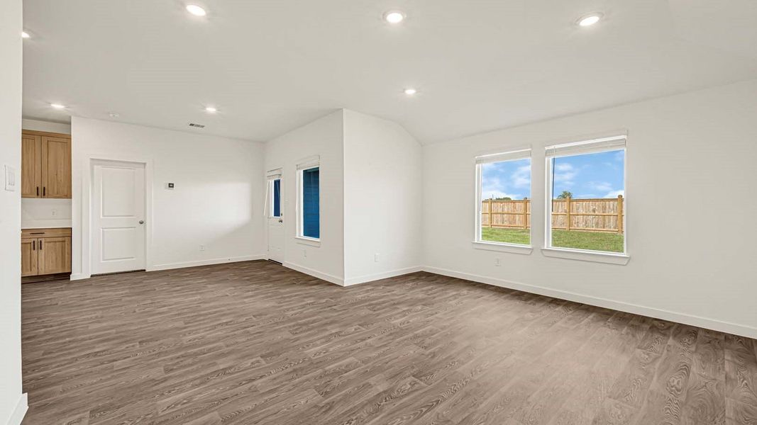 Representative unfurnished interior of a home built from the Denton by D.R. Horton in Holly Ridge, Rosenberg (Image 18).