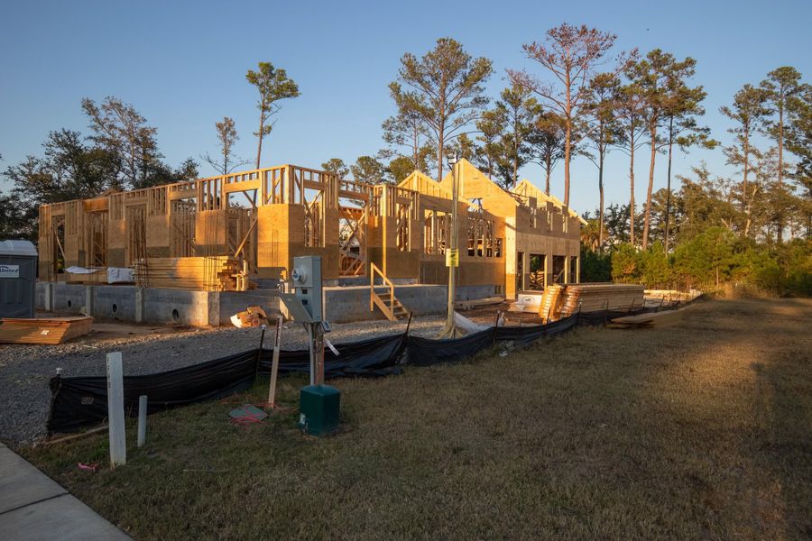 In-progress construction of a new home in , Charleston, SC (Image 45).