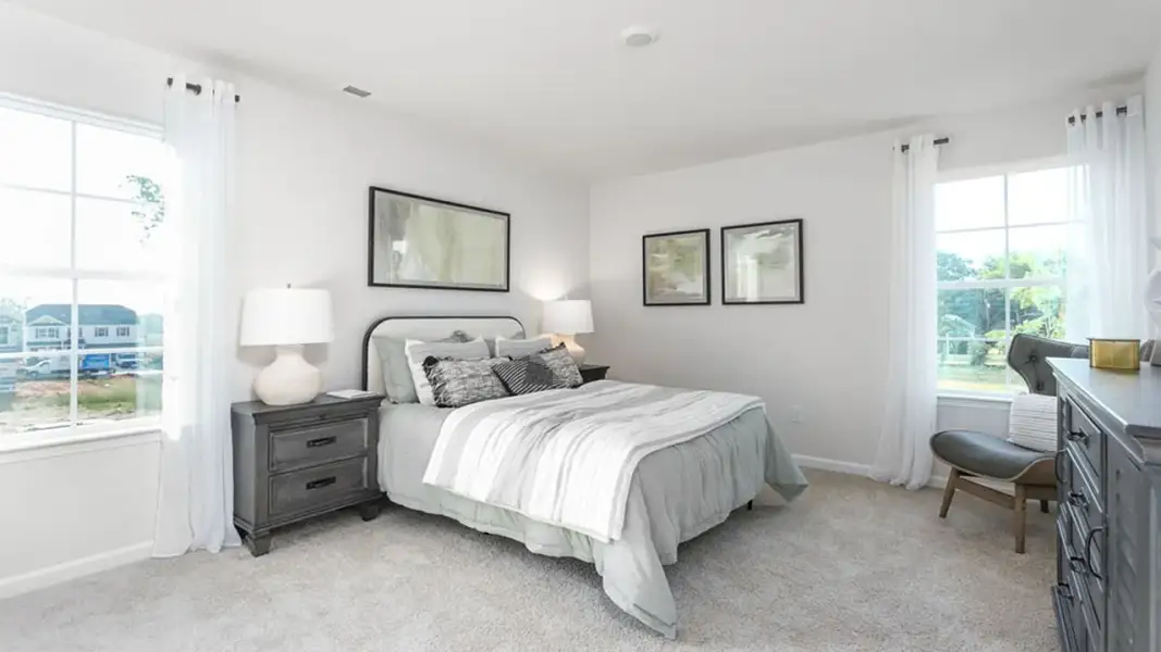Furnished interior view inside a new home in The Estates at Edinborough, Gibsonville (Image 35).