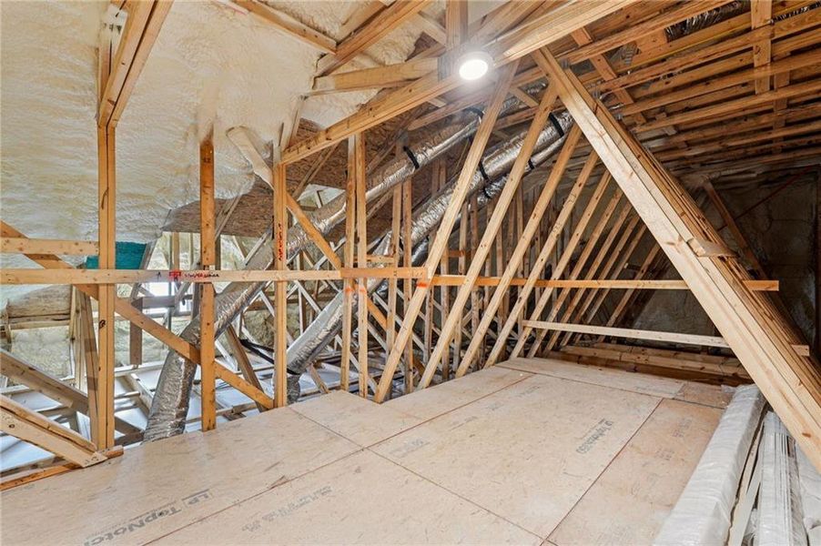 In-progress construction of a new home in Promenade at Sawnee Village, Cumming, GA (Image 59).