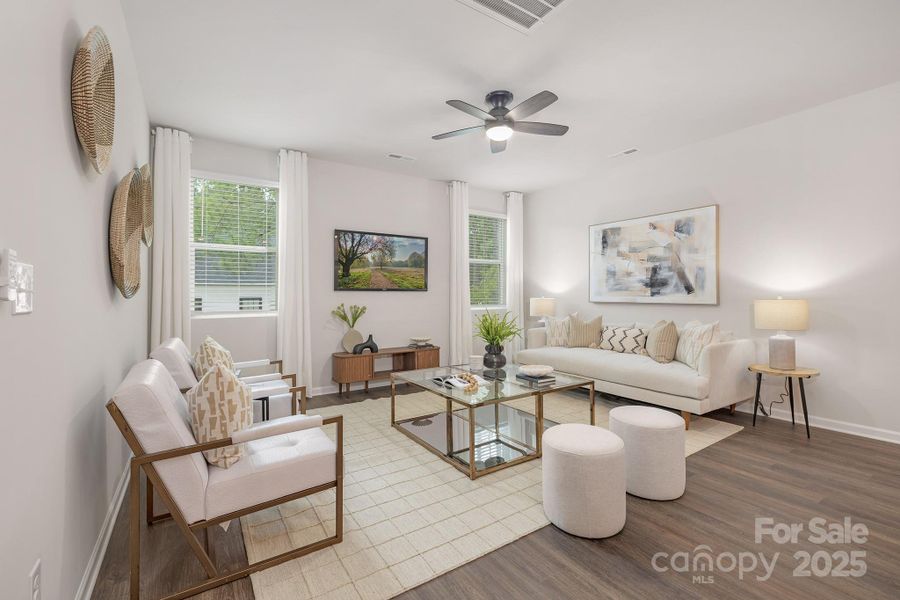 Furnished interior view inside a new home in , Salisbury (Image 7). Furnished interior view inside a new home in , Salisbury (Image 7).