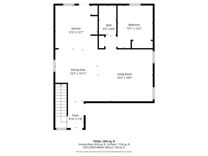 2D floor plan layout of this home in Decker Farms, Magnolia, TX (Image 7).