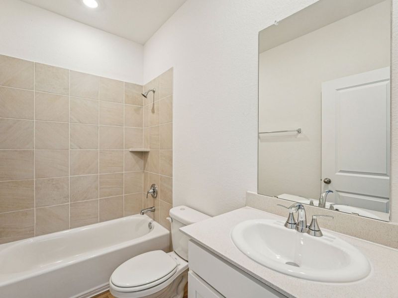 Furnished interior view inside a new home in Flora, Hutto (Image 4).