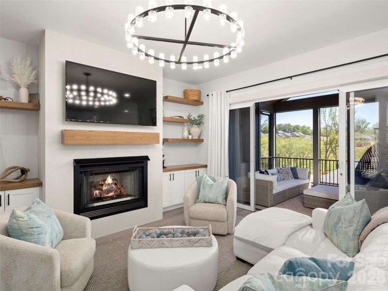 Furnished interior view inside a new home in , Arden (Image 5). Furnished interior view inside a new home in , Arden (Image 5).