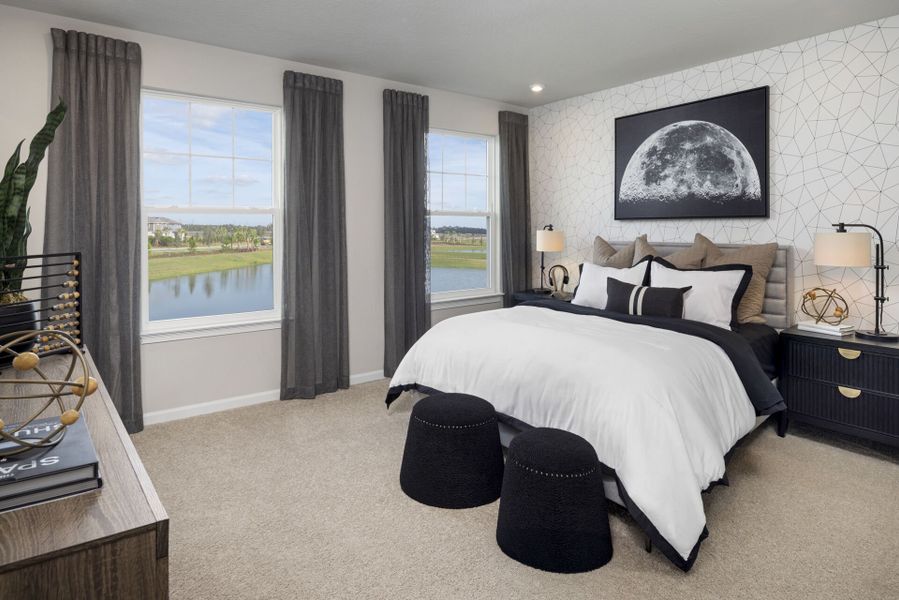 Representative furnished interior of a home built from the Brookstone by Mattamy Homes in Crosswind Ranch, Parrish (Image 16).