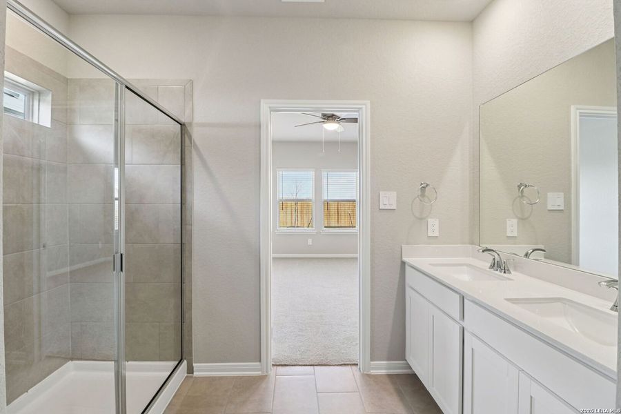 Furnished interior view inside a new home in Legendary Trails - Premier Series, Cibolo (Image 6).