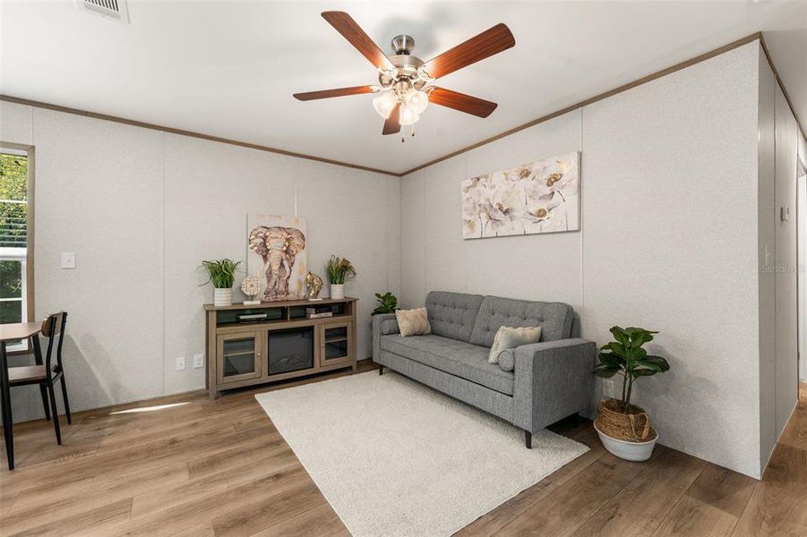 Furnished interior view inside a new home in , Bronson (Image 4).