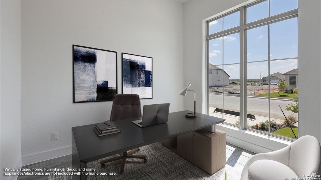 Furnished interior view inside a new home in Haby Hill 60', San Antonio (Image 7).