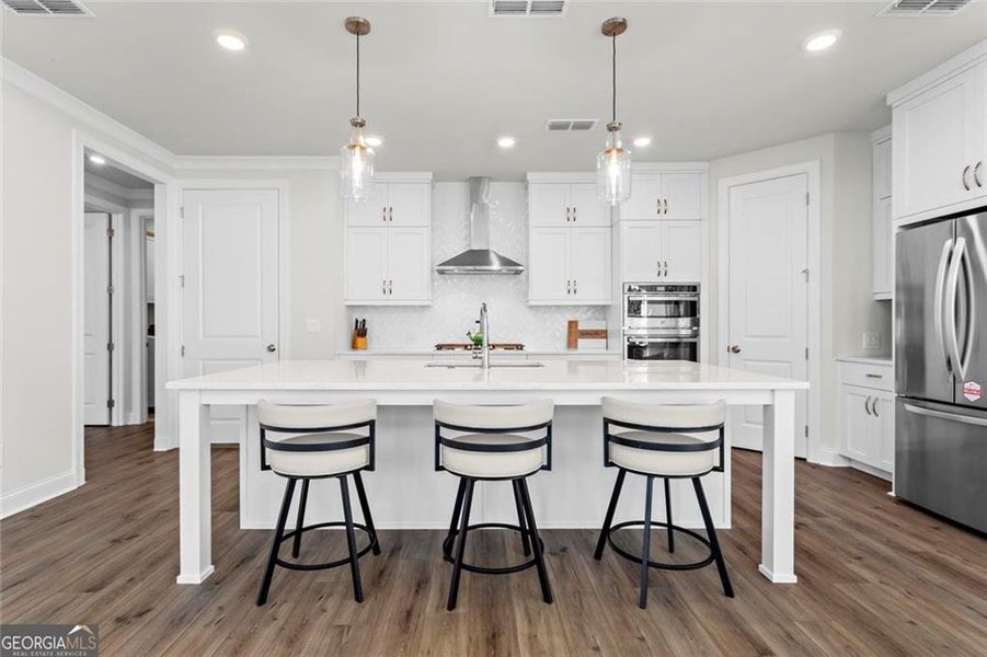 Furnished interior view inside a new home in Promenade at Sawnee Village, Cumming (Image 7).