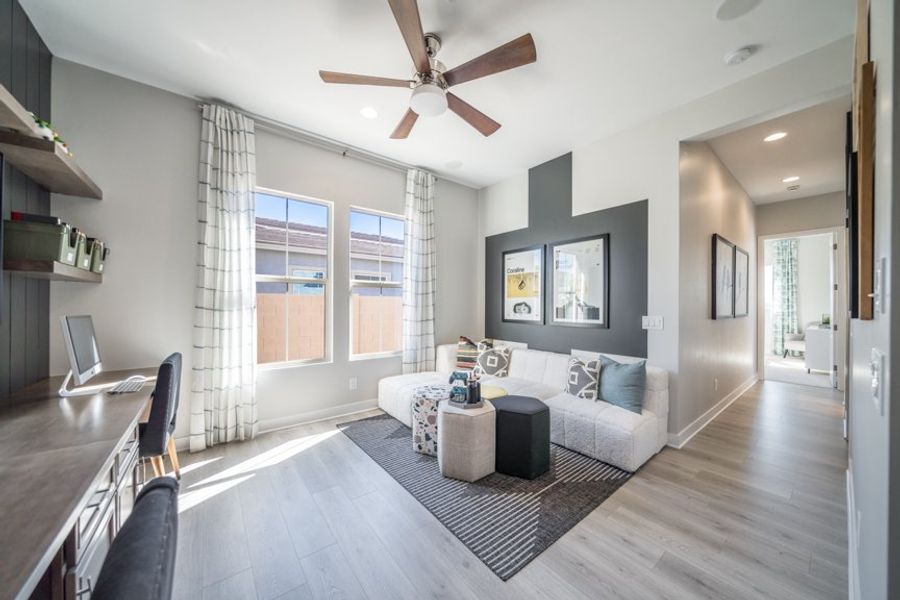 Furnished interior view inside a new home in Legado, Queen Creek (Image 21).