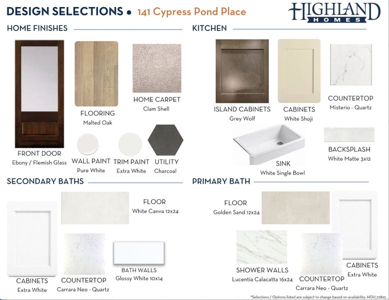 Sample of building materials used in homes in Woodforest Townhomes: Townhomes:  The Patios, Montgomery (Image 23).