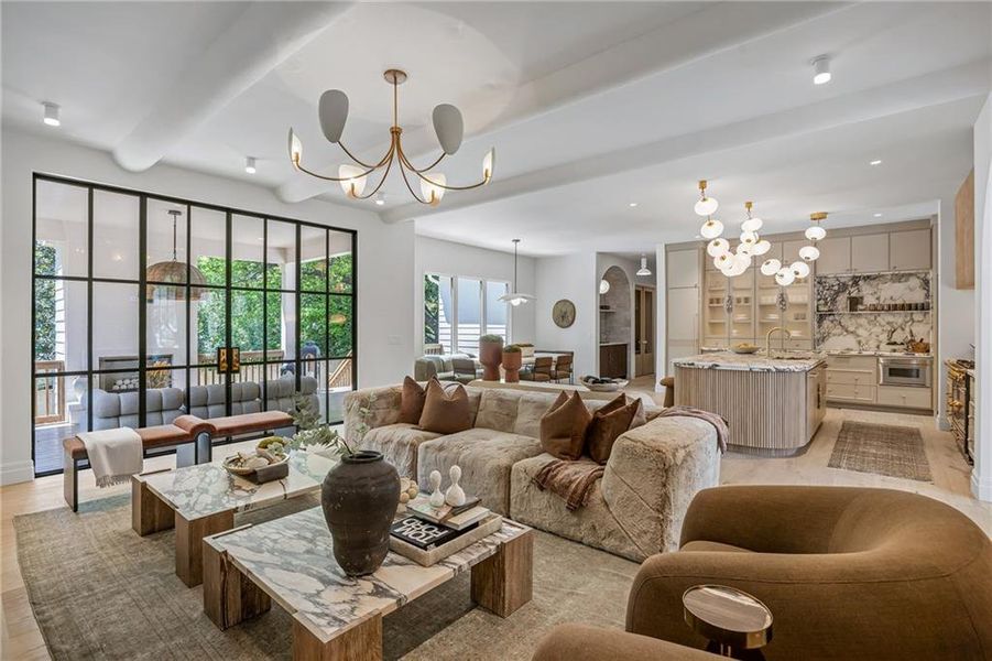 Furnished interior view inside a new home in , Brookhaven (Image 10).